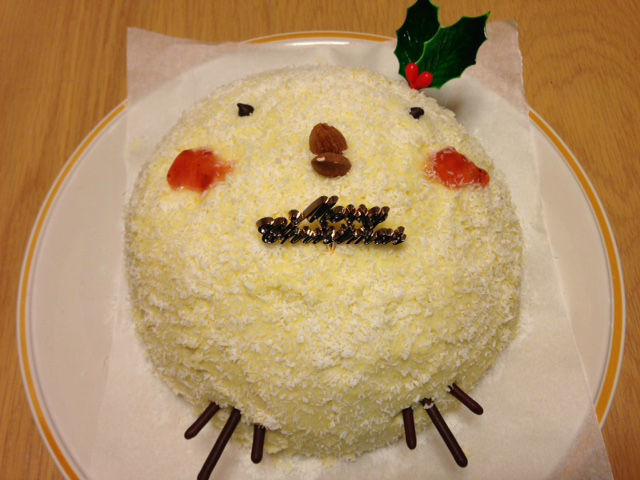 クリスマスにひよこのケーキを作りました インコ好きの鳥ブログ
